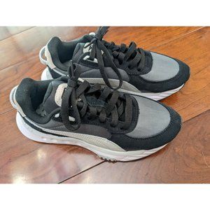 Puma Wild Rider Rollin 382028-02 Black Lifestyle Sneakers Shoes Running sz 4c